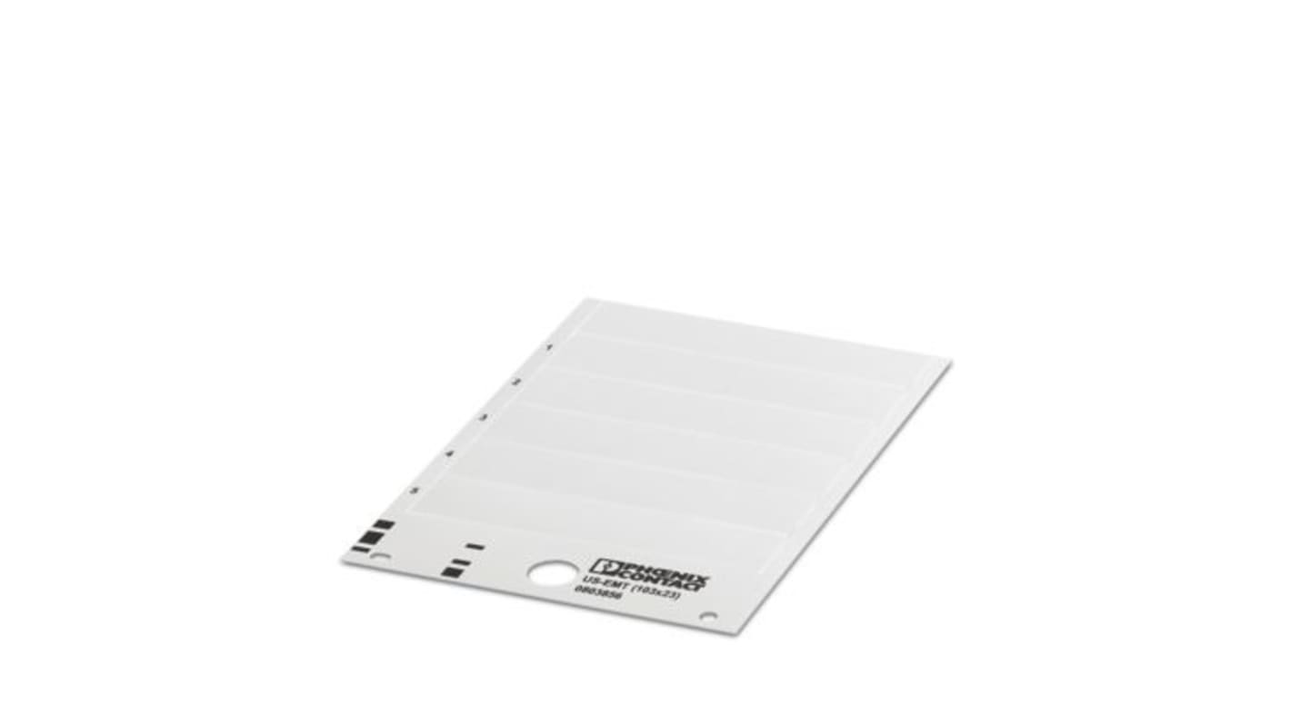 Phoenix Contact, USEMT Insert Label for use with Devices In The Control Cabinet