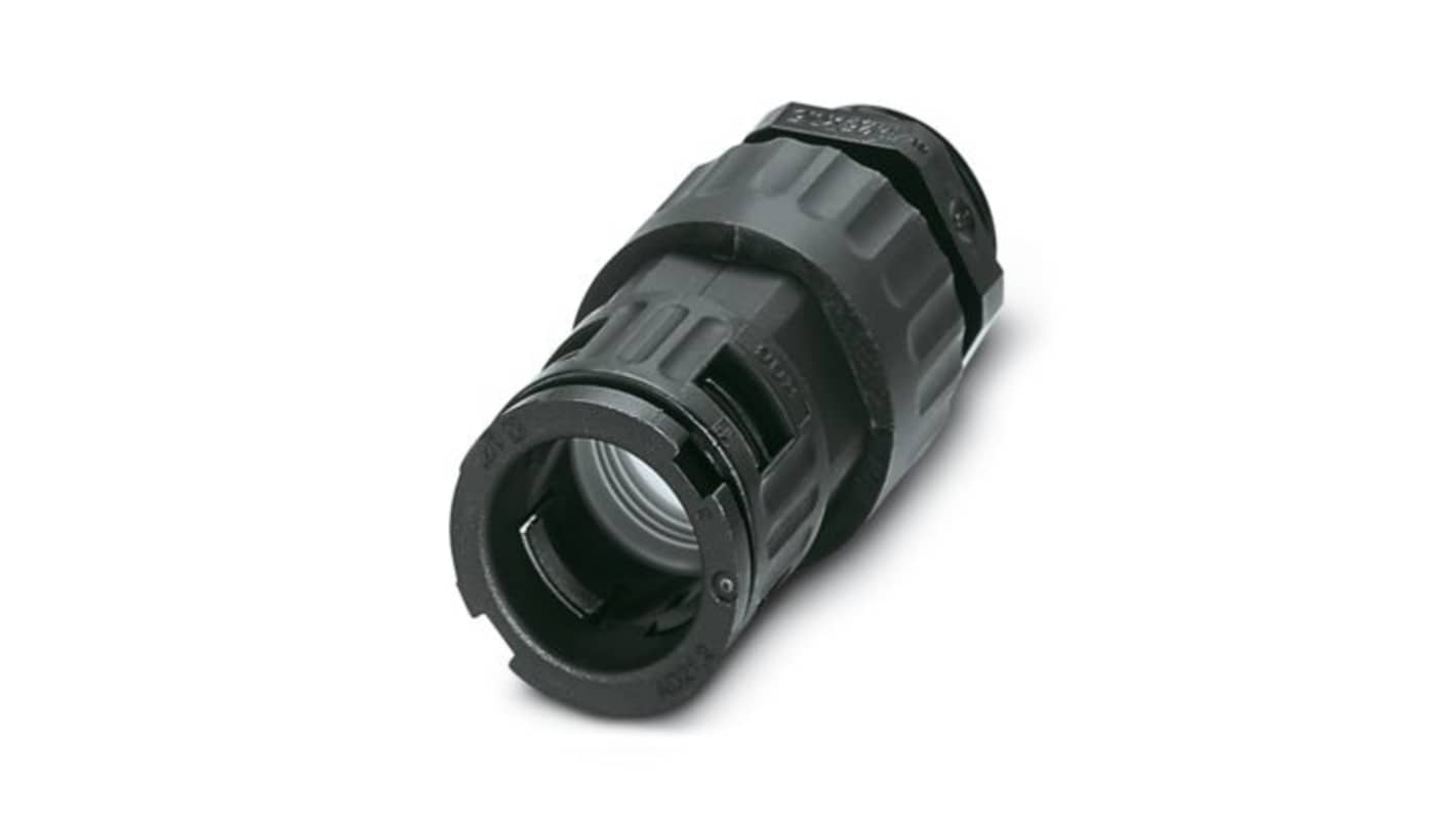 Phoenix Contact Black PA 6 Cable Gland, M25 Thread, 16.5mm max., IP68, IP69K
