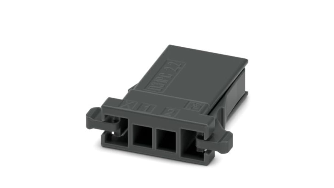 Phoenix Contact, 3.81mm Pitch, 2, D31PC 2, 2 Way, , Pluggable Terminal Block, Plug, Latching, Crimp Termination, 1337548