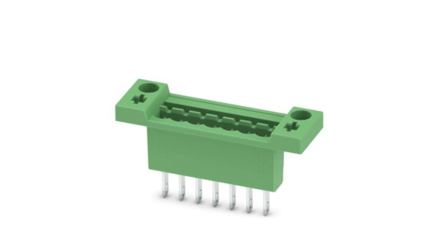 Phoenix Contact, 5.08mm Pitch, 5/..-G, DFK-MSTB 2, 7 Way, , Pluggable Terminal Block, Feed Through Header, Feed