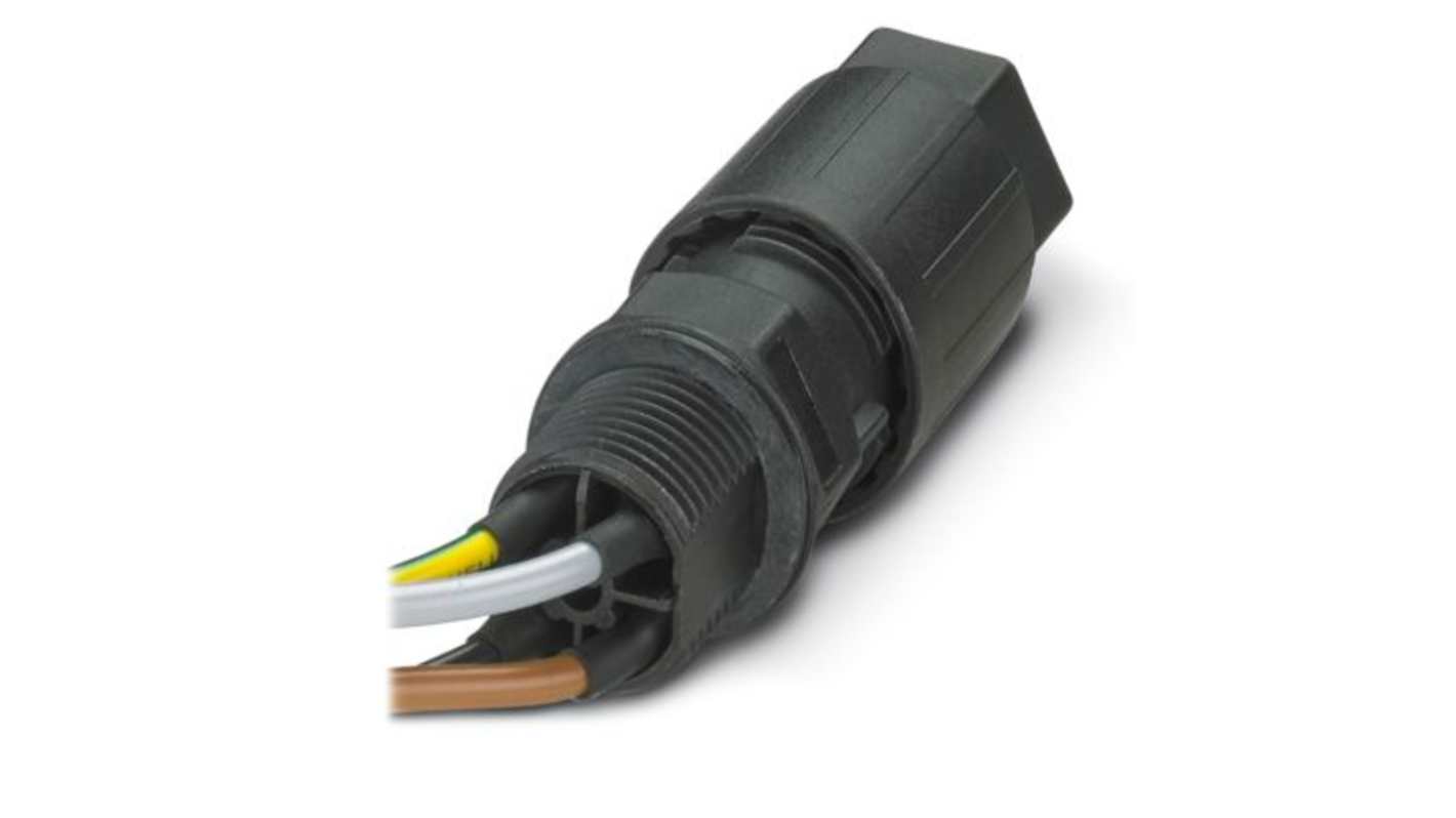 Phoenix Contact Panel Feed Through, 4 Way, 17.5A, PIN, QPD W 3PE1, Front Mount, 690 V