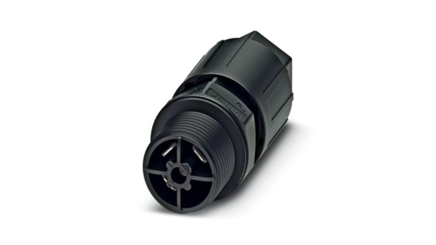 Phoenix Contact Panel Feed Through, 3 Way, 17.5A, PIN, QPD W 2PE1, Front Mount, 690 V