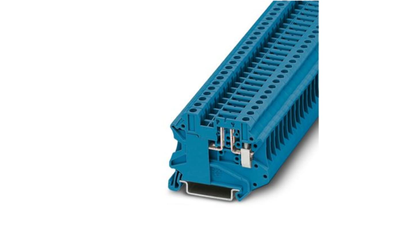 Phoenix Contact 1291259 UT 4-TG-EX BU Series Blue, 4mm², 1-Level, Screw Termination