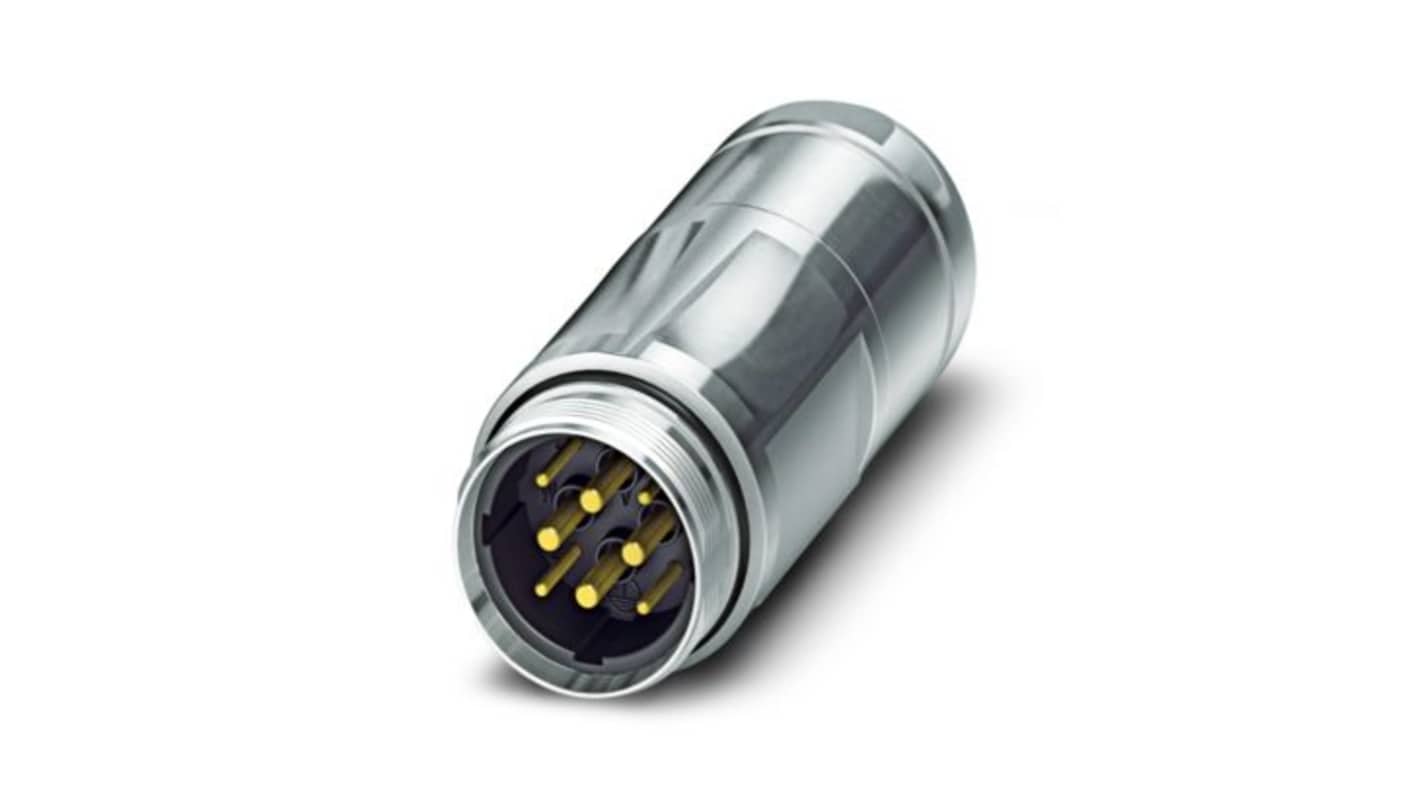Phoenix Contact Circular Connector, 6 Contacts, Cable Mount, M40 Connector, Plug, Female, IP67, SM Series