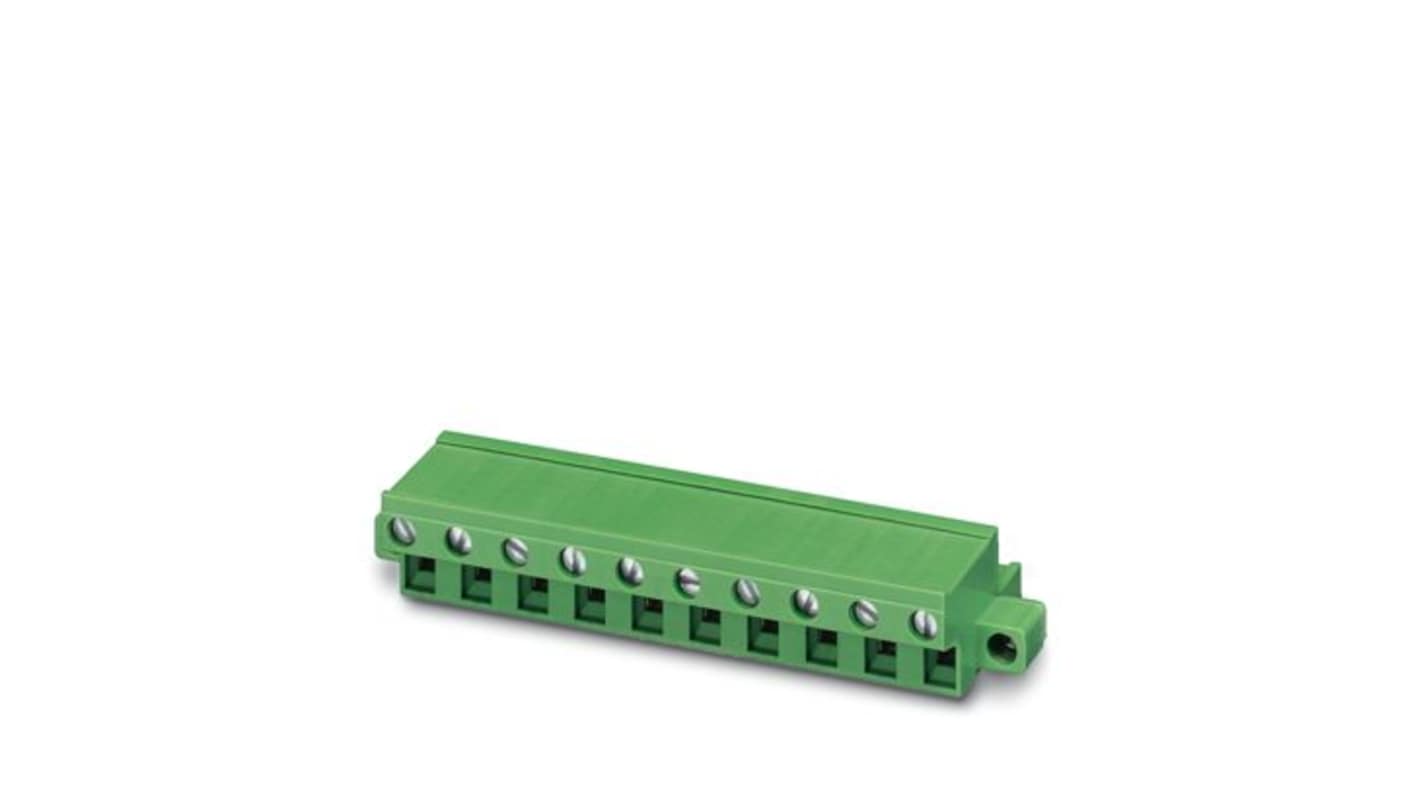 Phoenix Contact FRONT-GMSTB 2 Series PCB Connector, 6-Contact, 7.62mm Pitch, Screw, 1-Row, Screw Termination