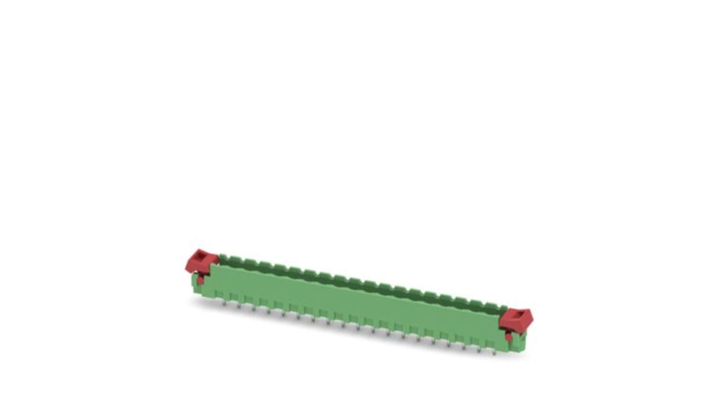 Phoenix Contact MSTBV Series Vertical Wave Soldering PCB Header, 19 Contact(s), 5.08mm Pitch, 1 Row(s), Shrouded
