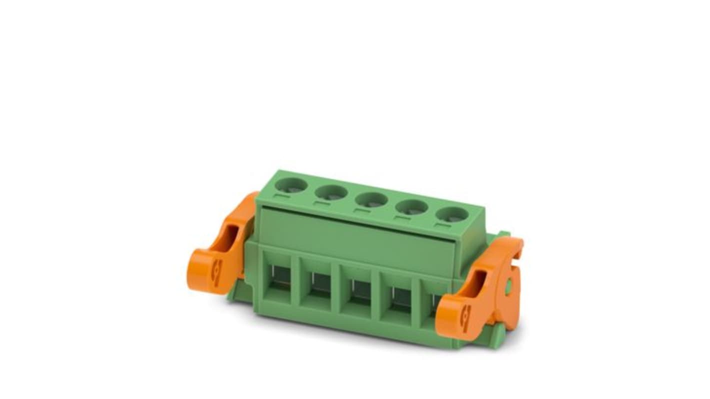 Phoenix Contact MSTB 2 Series PCB Connector, 5-Contact, 5.08mm Pitch, 1-Row, Screw Termination