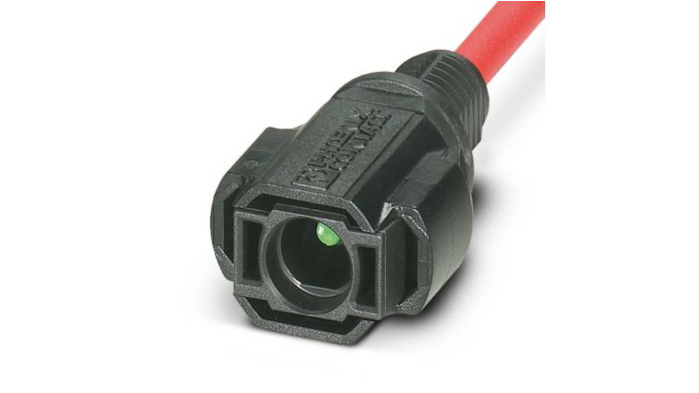 Phoenix Contact Circular Connector, 1 Contacts, Plug-In, Plug, Male, IP66, IP68, PV Series