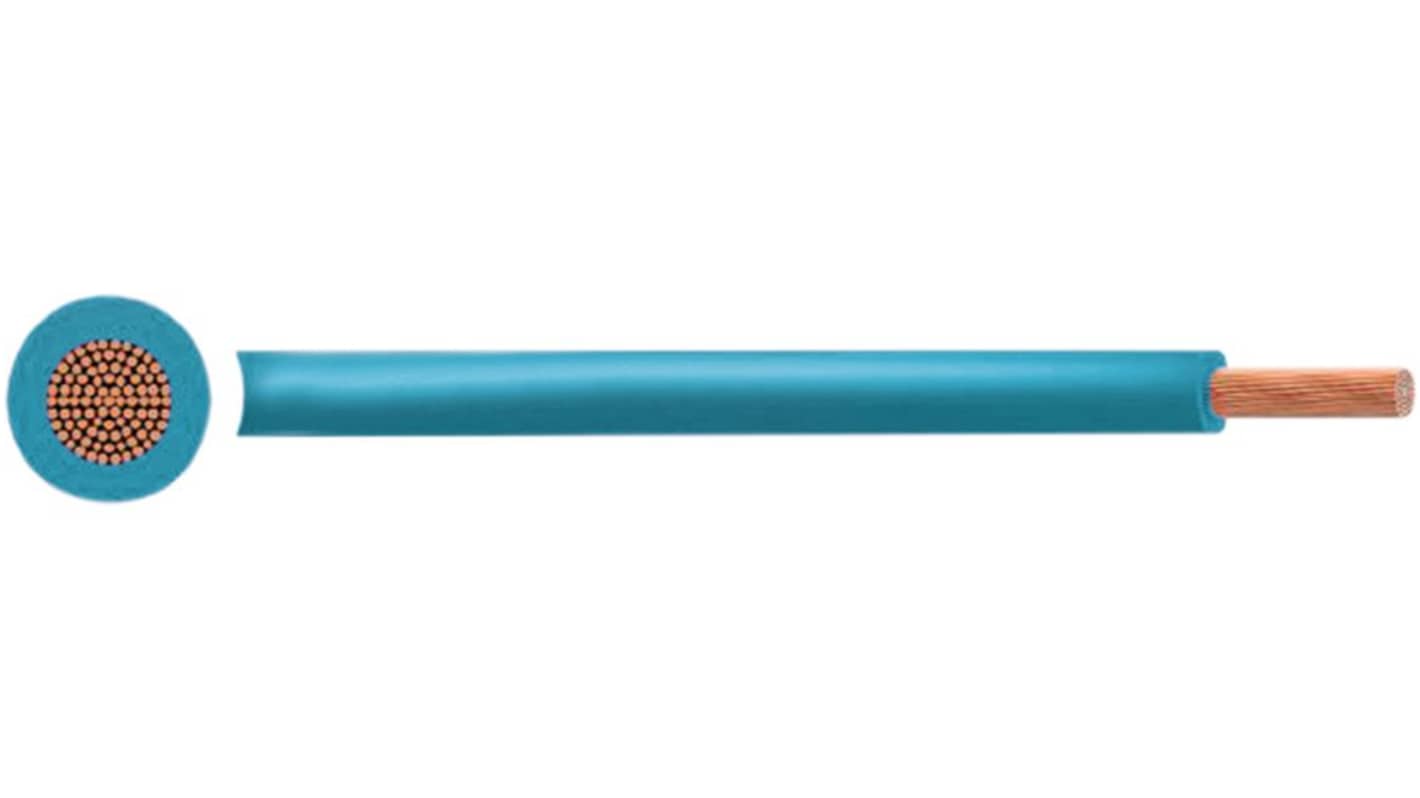RND RND 475 Series Blue 0.5 mm² Hook Up Wire, 20 AWG, 100m, PVC Insulation, RND 475-00582