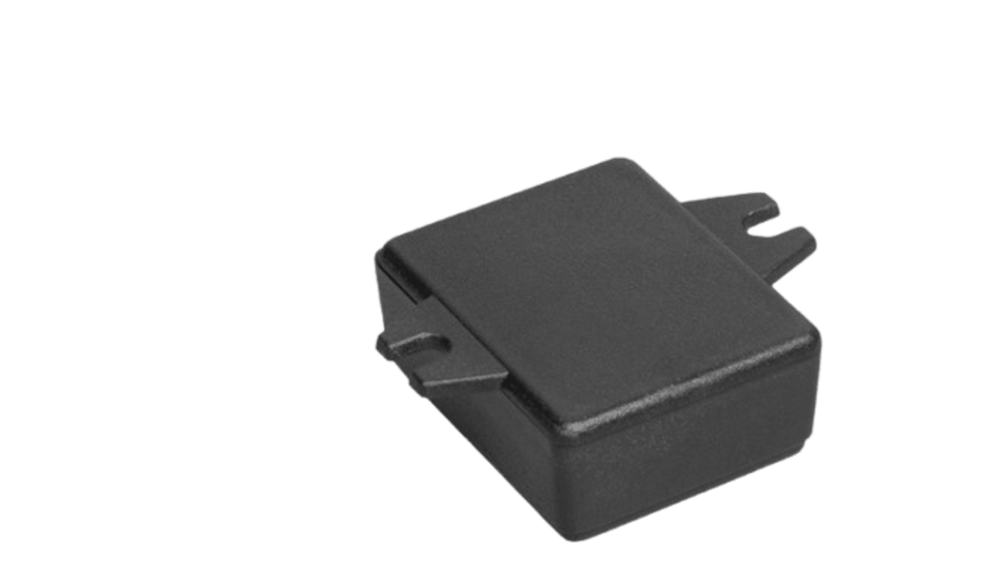 RND RND 455 Series Black ABS General Purpose Enclosure, IP54, Flanged, Black Lid, 50x40.2x20.8mm