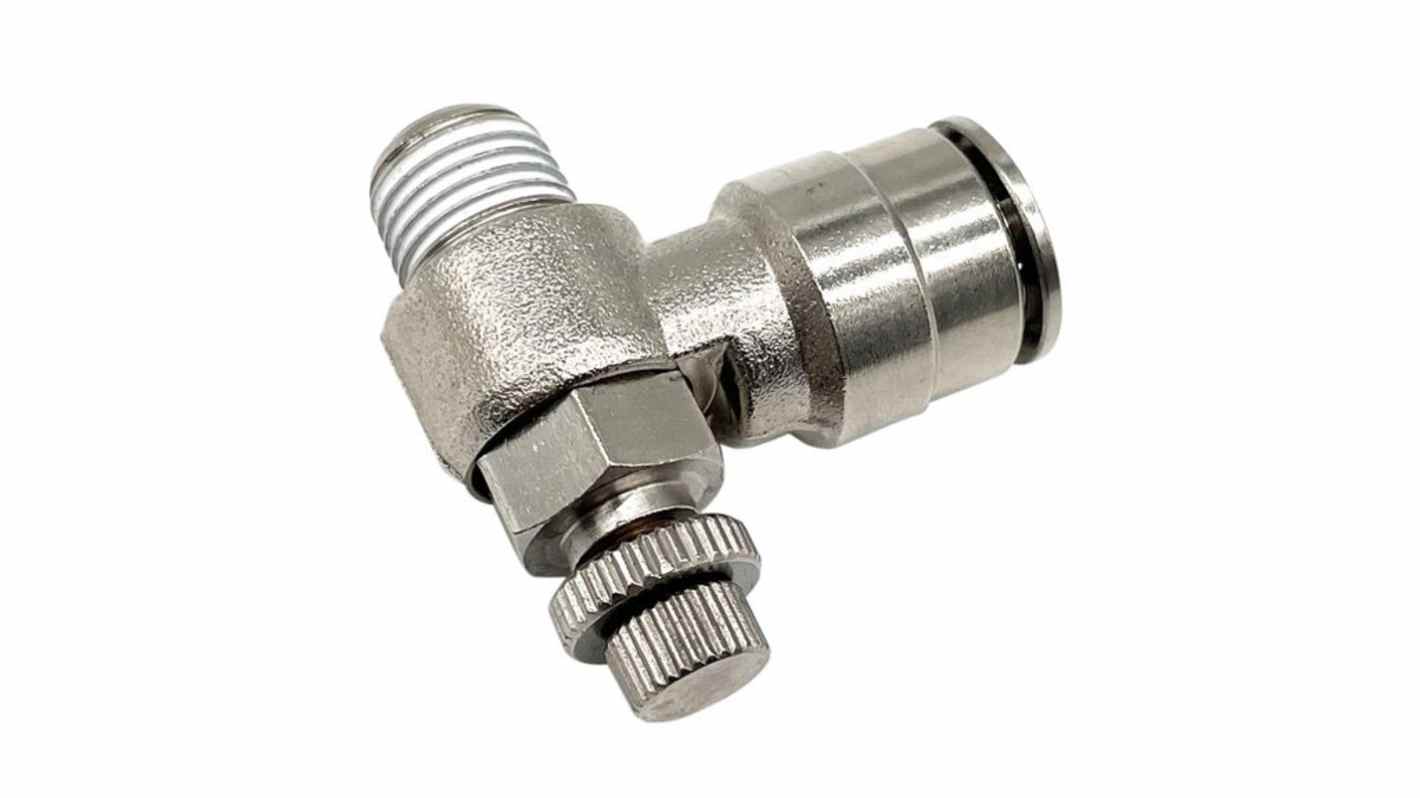RND RND 425 Series Threaded-to-Tube, R 1/8 to 8 mm, Threaded-to-Tube Connection Style, RND 425-00218