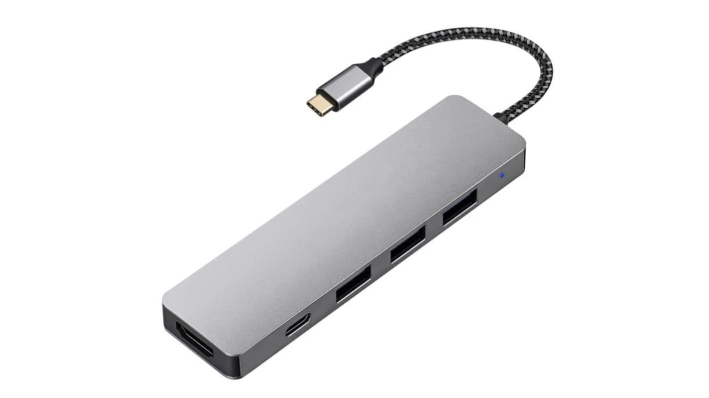 Stacja dokująca, magistrala: USB 3.0, USB-C, 3840 x 2160, USB: 5, typ: USB C