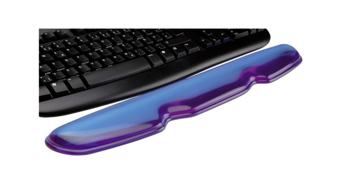 RND Blue Wrist Rest 455x80x22mm 22mm Height