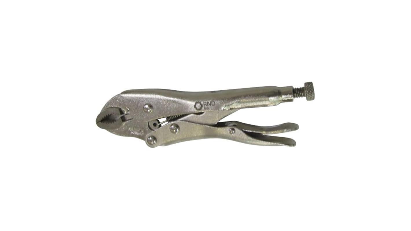RND RND 550-00403 Pliers, 225 mm Overall, Angled Tip