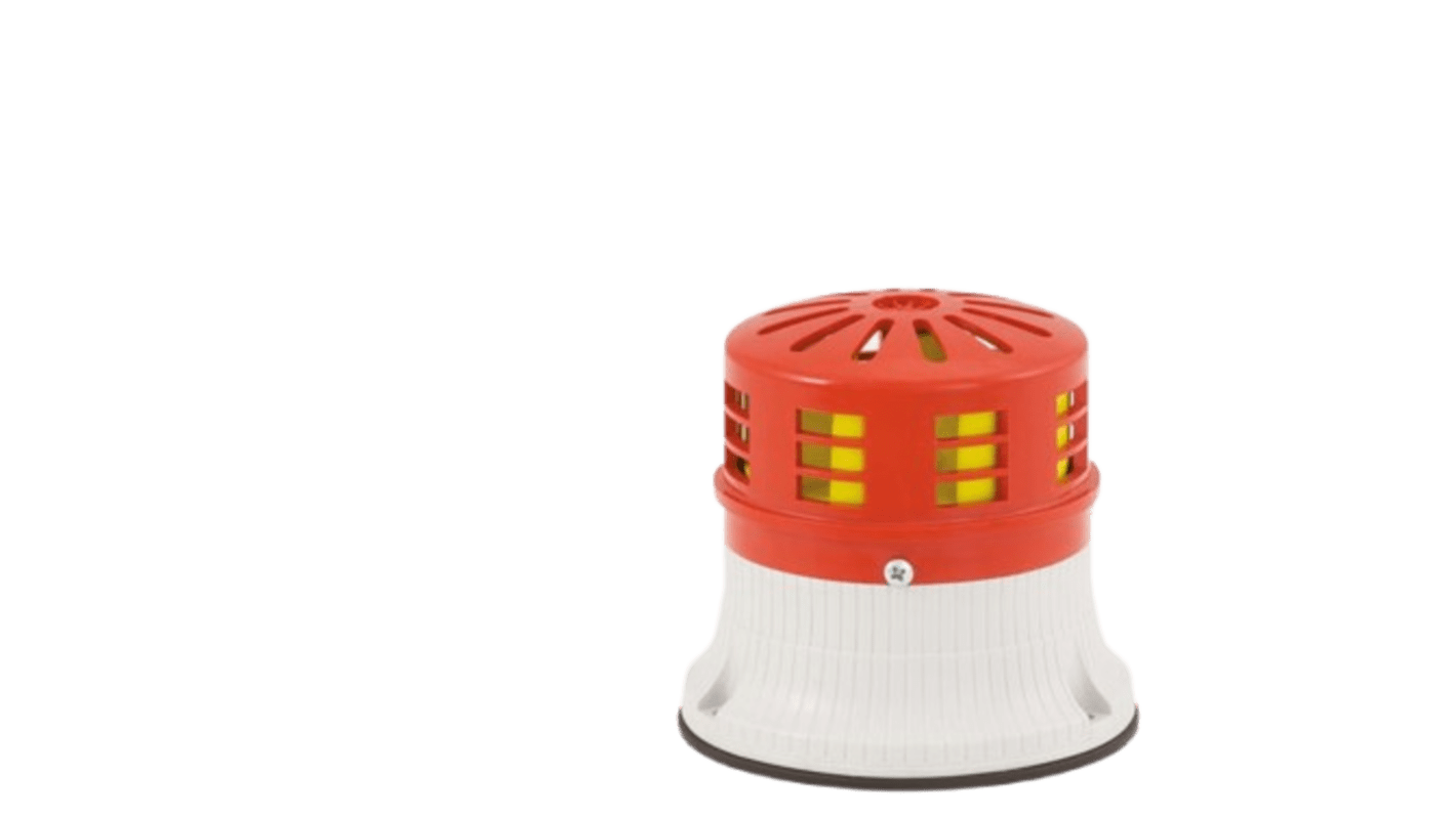 RND Micro W10 Series Surface Mount Siren, 24 V dc, 96dB at 1 m, IP42, Vdc, Single-Tone