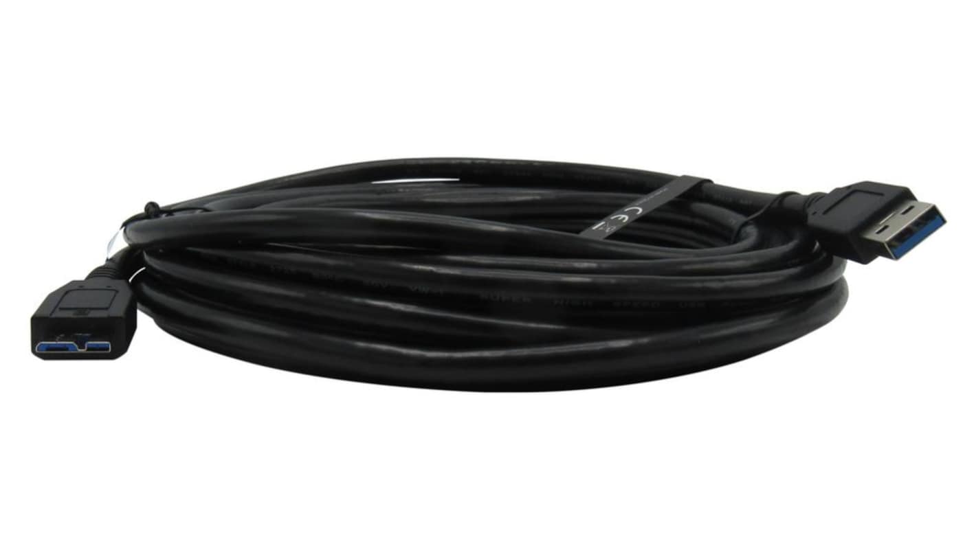 RND USB 3.0, Male USB A to Male USB B, 5m