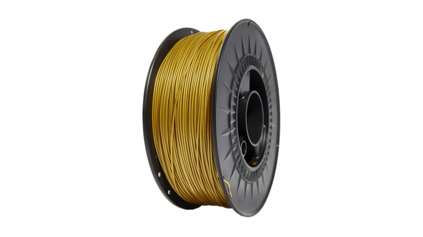 RND 1.75mm Gold 3D Printer Filament, 1kg