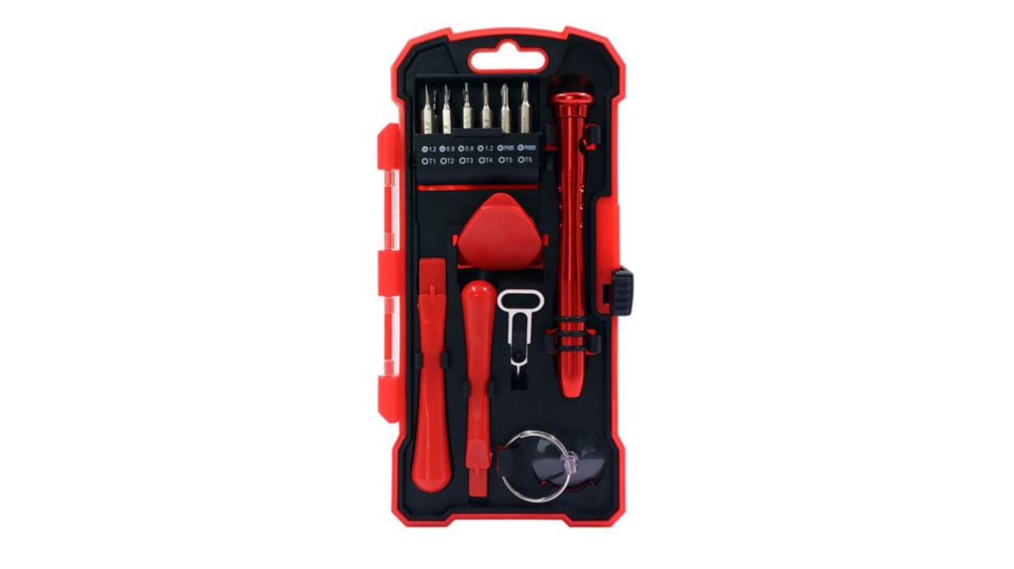 Juego de puntas de atornillar RND de 18 piezas, puntas Phillips, ranurado, Torx