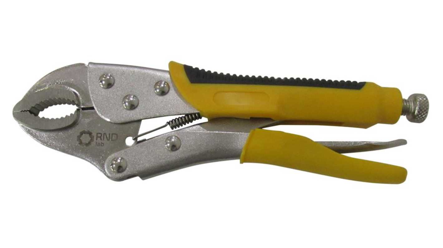 RND RND 550-00402 Pliers, 250 mm Overall, Angled Tip