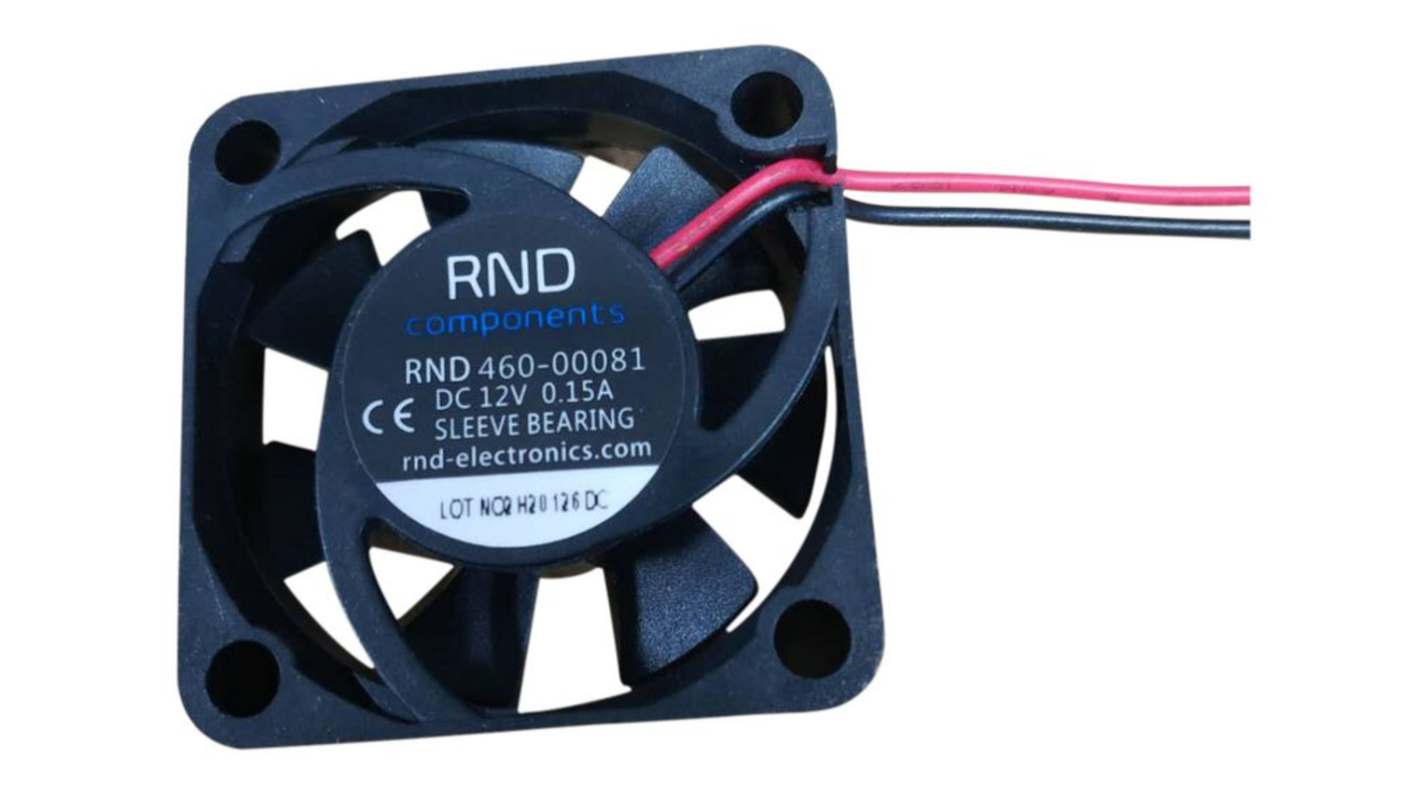 RND dc-Axiallüfter, 12 V / 1.8W, 40x40x10mm, 15.7m³/h