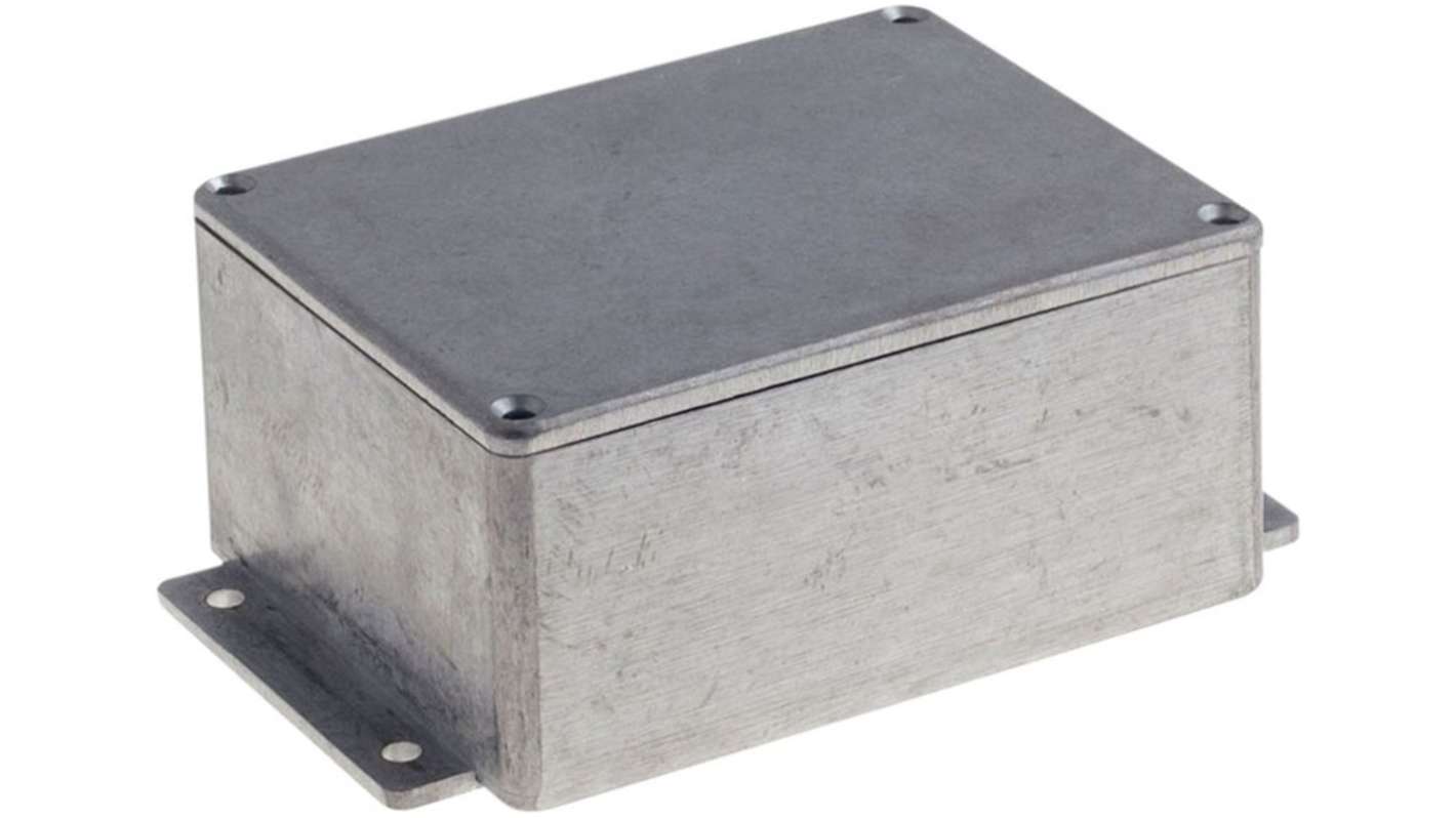 RND RND 455 Series Aluminium Aluminium Alloy General Purpose Enclosure, IP66, Aluminium Lid, 114.6x89.7x55.2mm