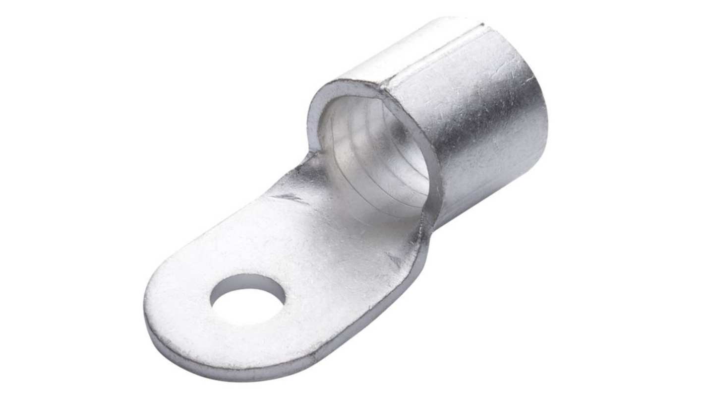 RND, RND 465 Uninsulated Ring Terminal, 5/16 Stud Size, Silver
