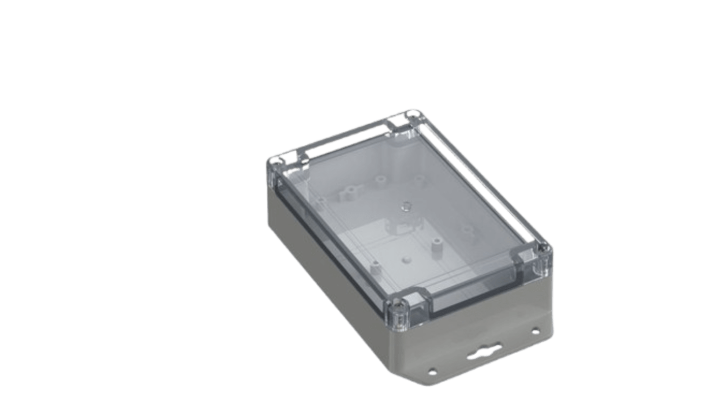 RND ABS, PC通用外壳, IP65, IK07, 带法兰, 灰色, 150x100x45mm, RND 455系列