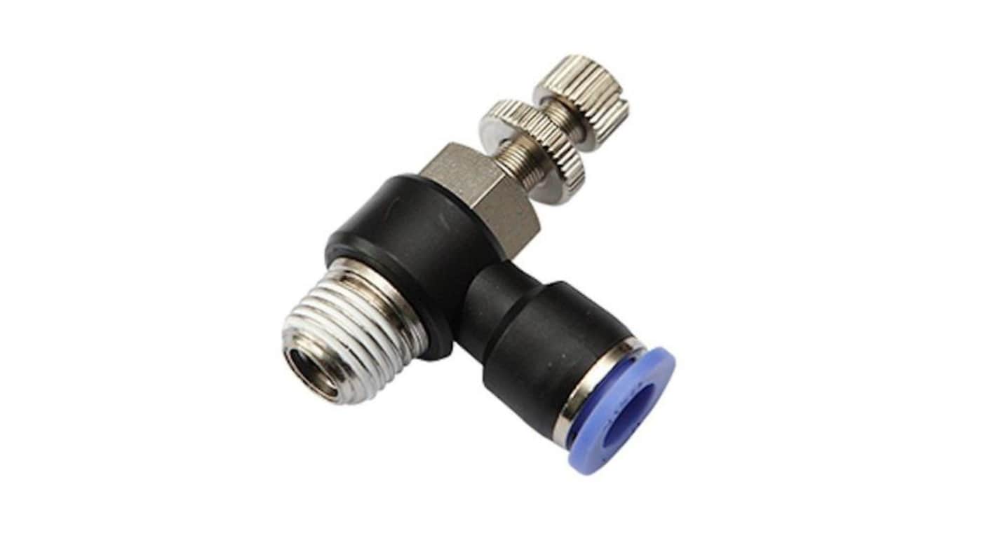 RND RND 425 Series T Fitting, R 1/2 to Push In 10 mm, Threaded-to-Tube Connection Style, RND 425-00167