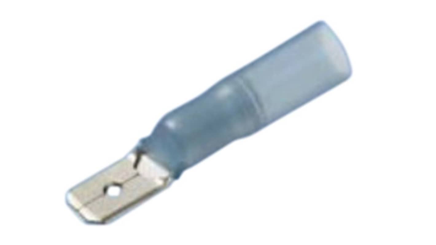 RND RND 465 Blue Yes Plug Spade Connector, Spade Connector, 6.3 x 0.8mm Tab Size