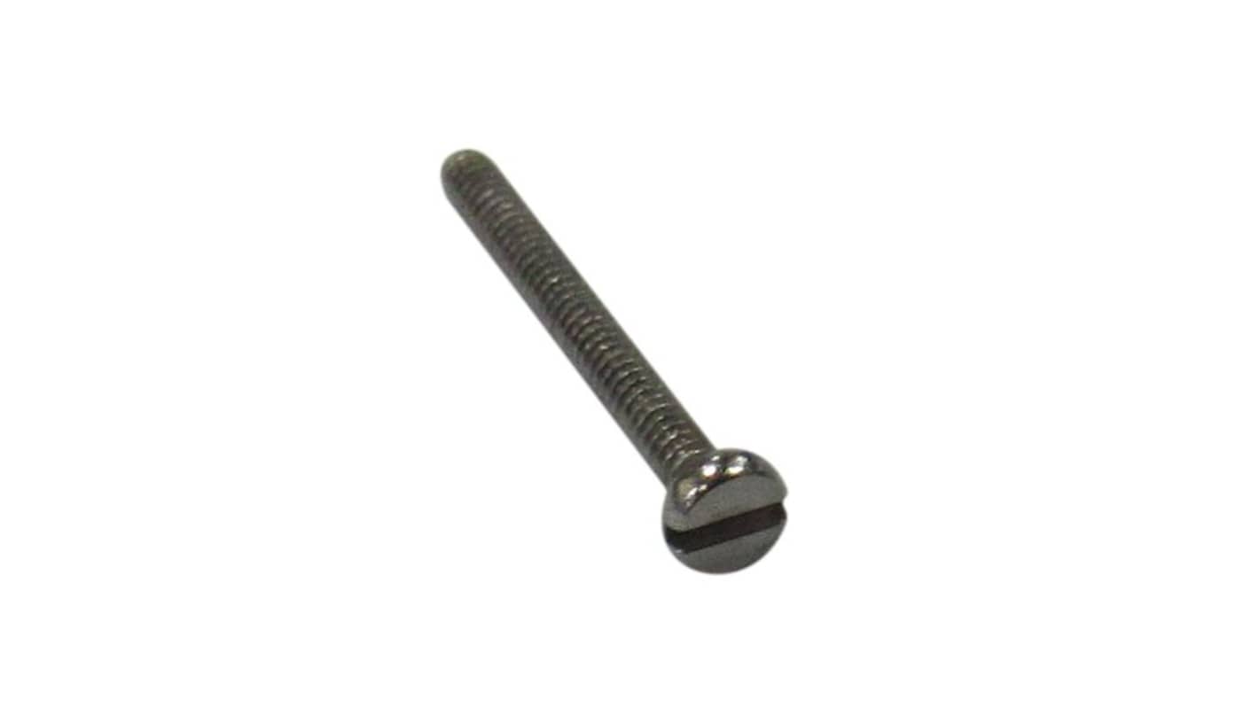 Śruba maszynowa M1 łeb z łbem walcowym Stal nierdzewna długość 10mm