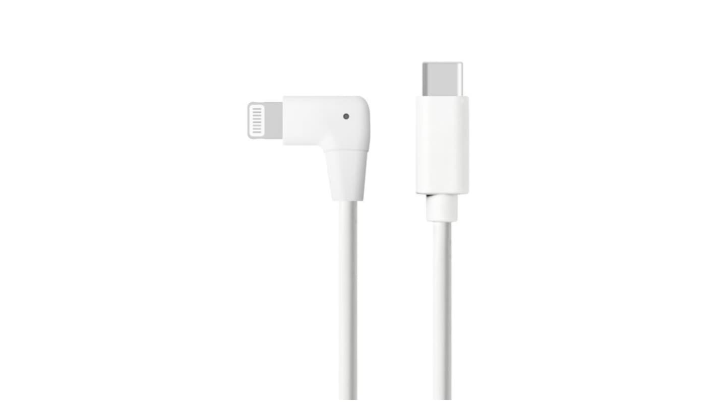 Kabel USB Złącze A USB C Złącze B Lightning dł. 2m Przewód USB USB 2.0