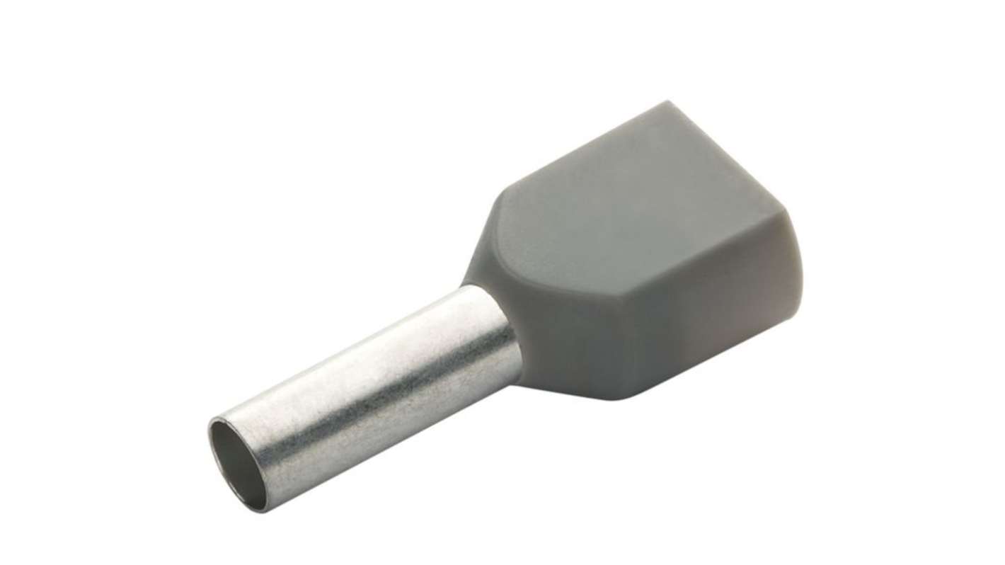 RND 绝缘管型端子, 灰色, Φ1.8mm x 8mm引脚, RND 465系列