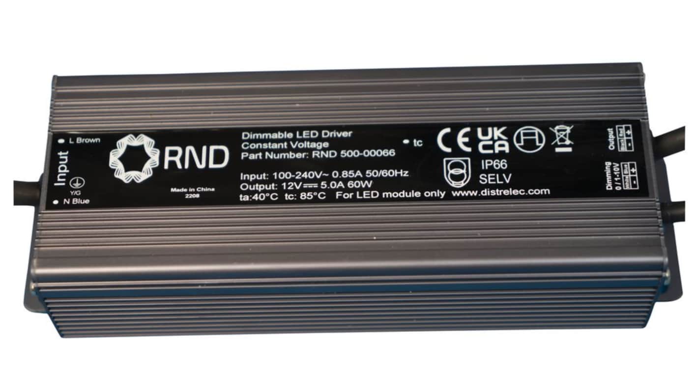 RND 60W LED驱动电源, 输出24V 2.5A