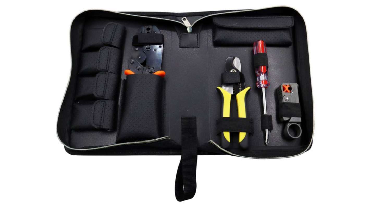 RND RND 550 RND 550-00478 Hand Ratcheting Crimp Tool for Coaxial Connectors