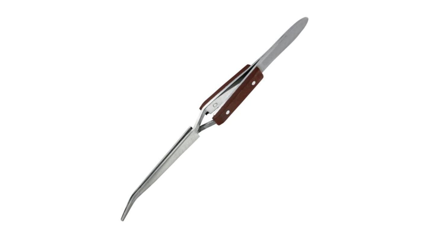 RND 160 mm, Stainless Steel, Curved, Tweezers