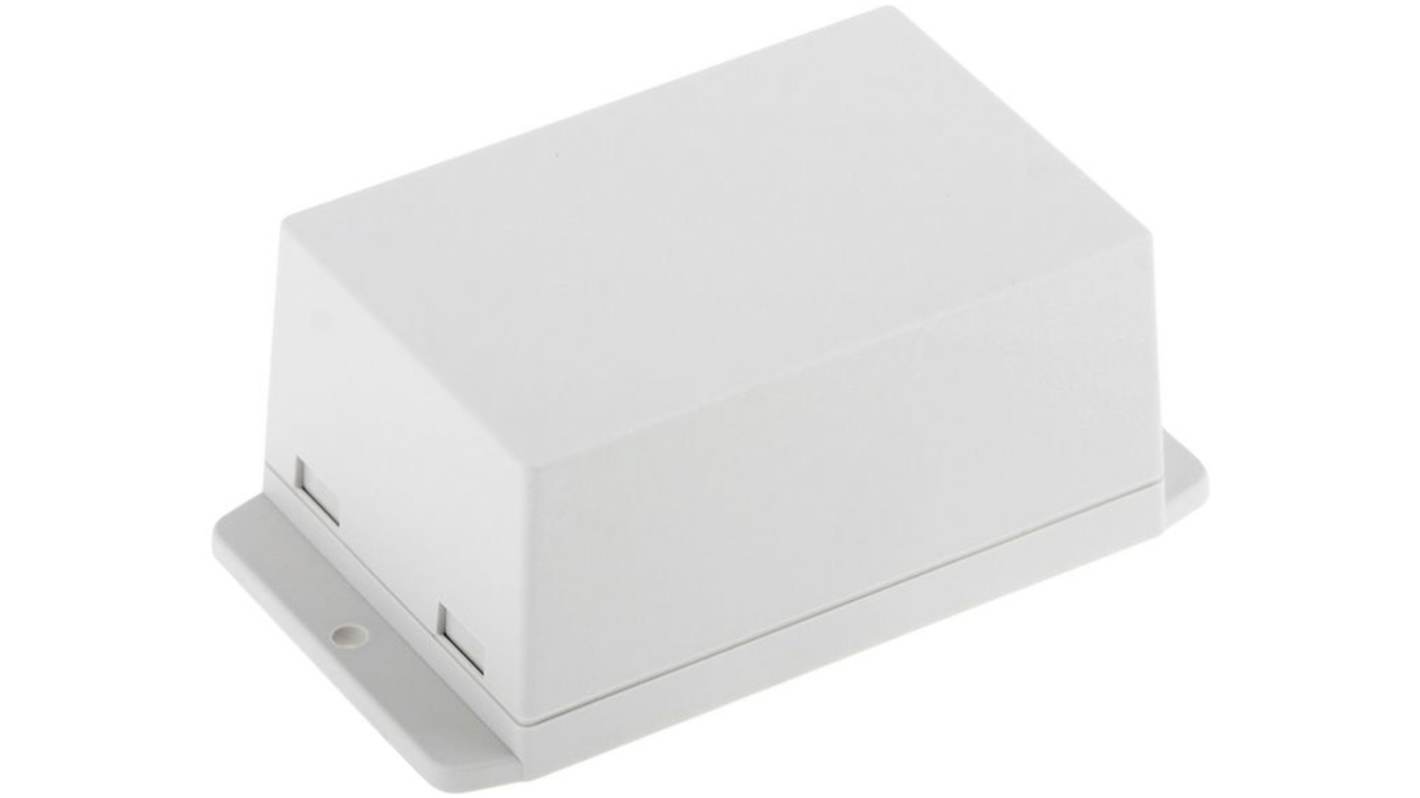 RND ABS通用外壳, IP00, 带法兰, 浅灰色, 70.6x105x50.5mm, RND 455系列