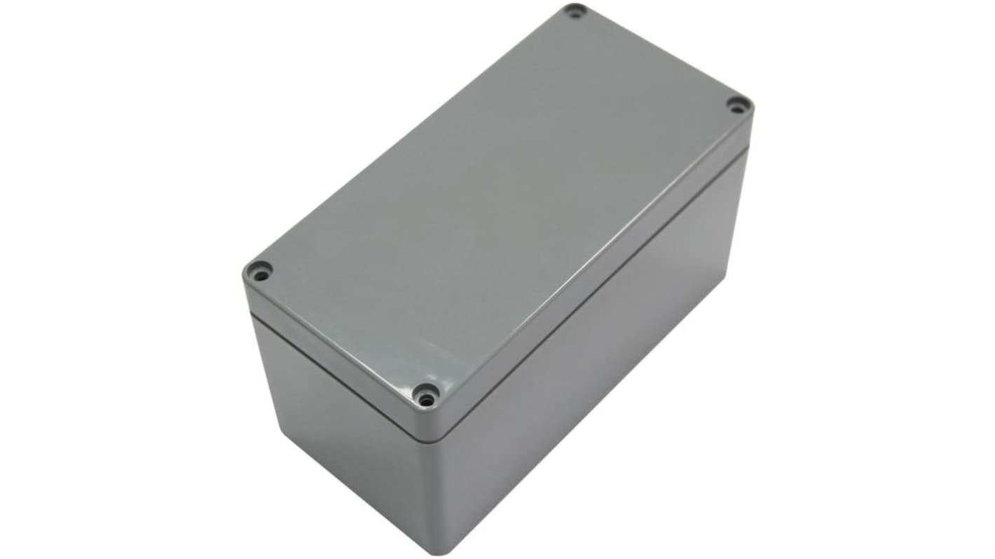 RND RND 455 Series Dark Grey ABS General Purpose Enclosure, IP67, Dark Grey Lid, 80x160x85mm