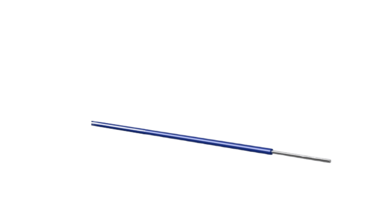 RND RND 475 Series Blue 0.2 mm² Hook Up Wire, 24 AWG, 1, 100m, PVC Insulation, RND 475-00828