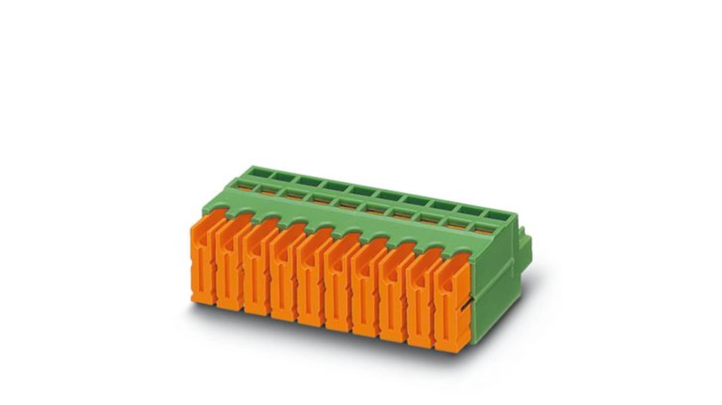 Phoenix Contact QC 0 Series PCB Connector, 3-Contact, 3.81mm Pitch, PCB Mount, 1-Row