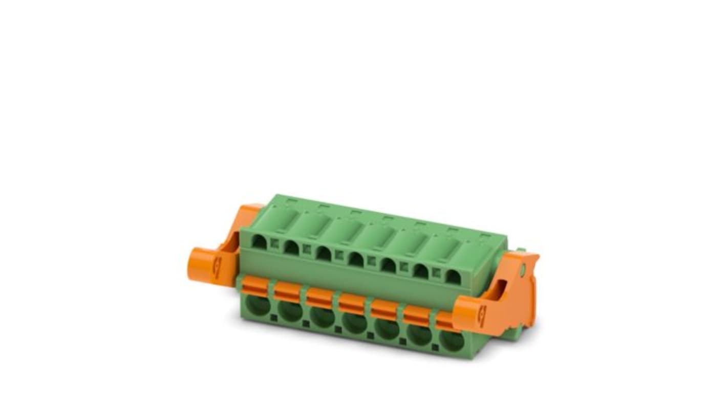 Phoenix Contact FKC 2 Series PCB Connector, 7-Contact, 5.08mm Pitch, 1-Row, Push In Spring Termination