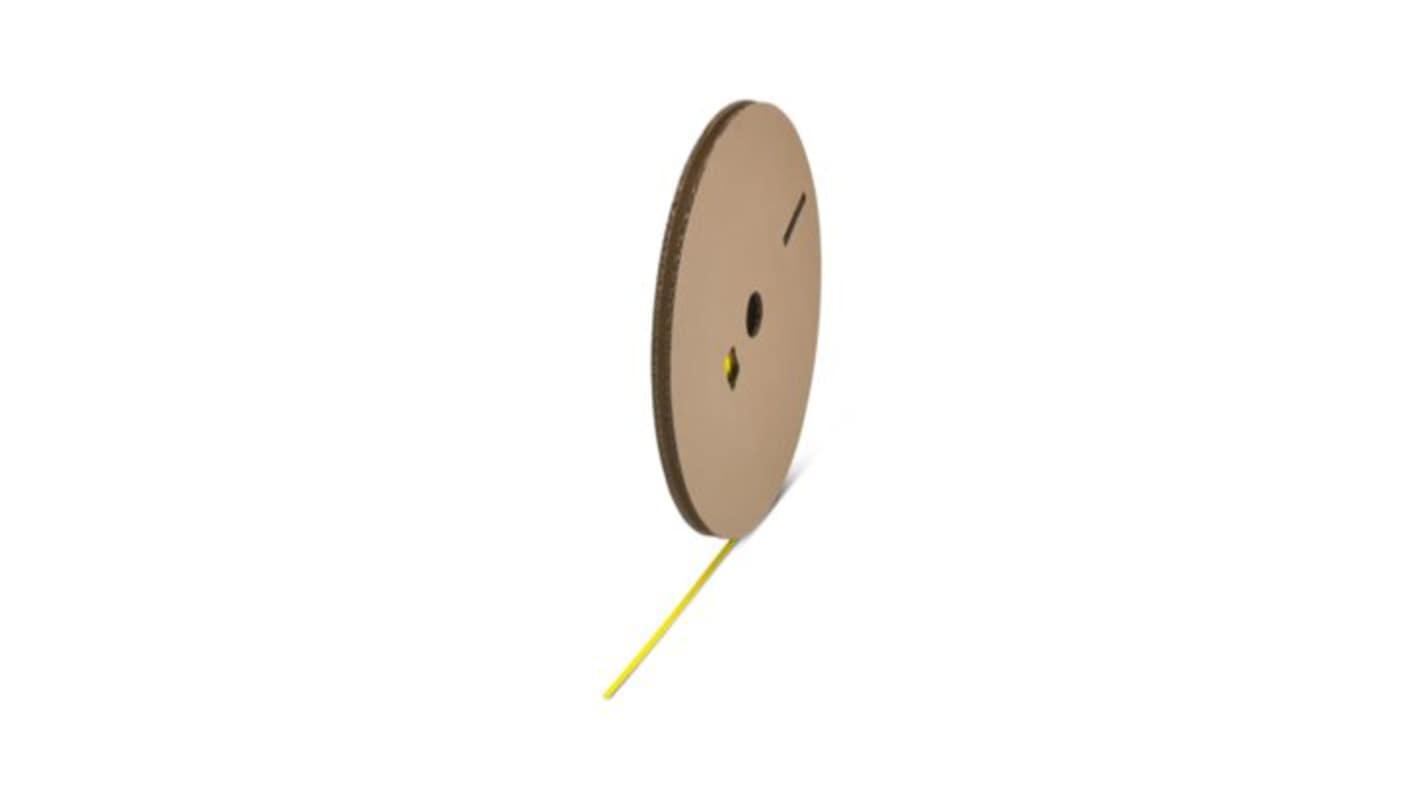 Phoenix Contact Polyolefin Yellow Cable Sleeve, 0.8mm Diameter, 120m Length, E-WMS Series