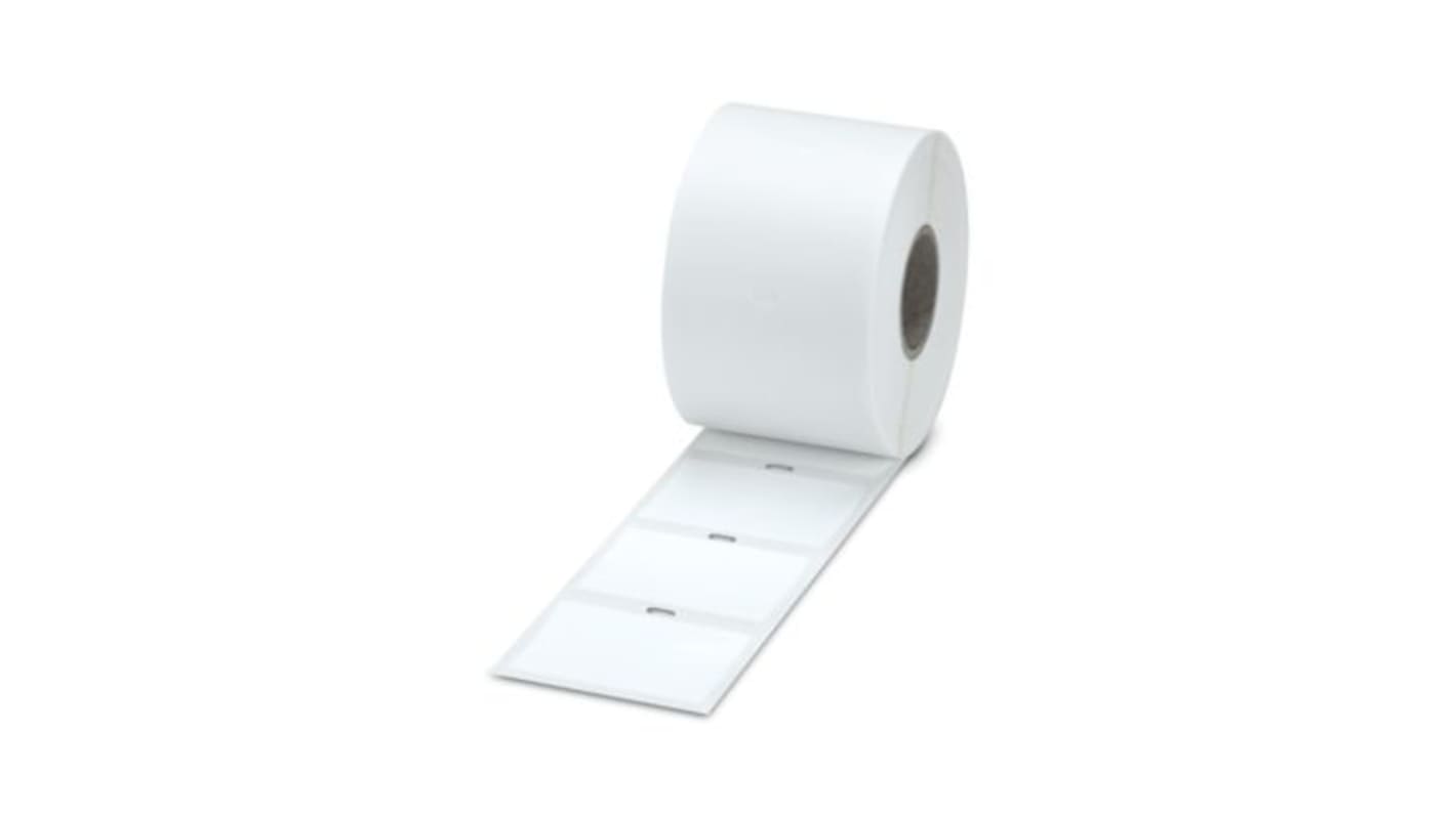 Phoenix Contact EML-RM White Label, 70mm Width, 50mm Height, 1000Per Roll Qty