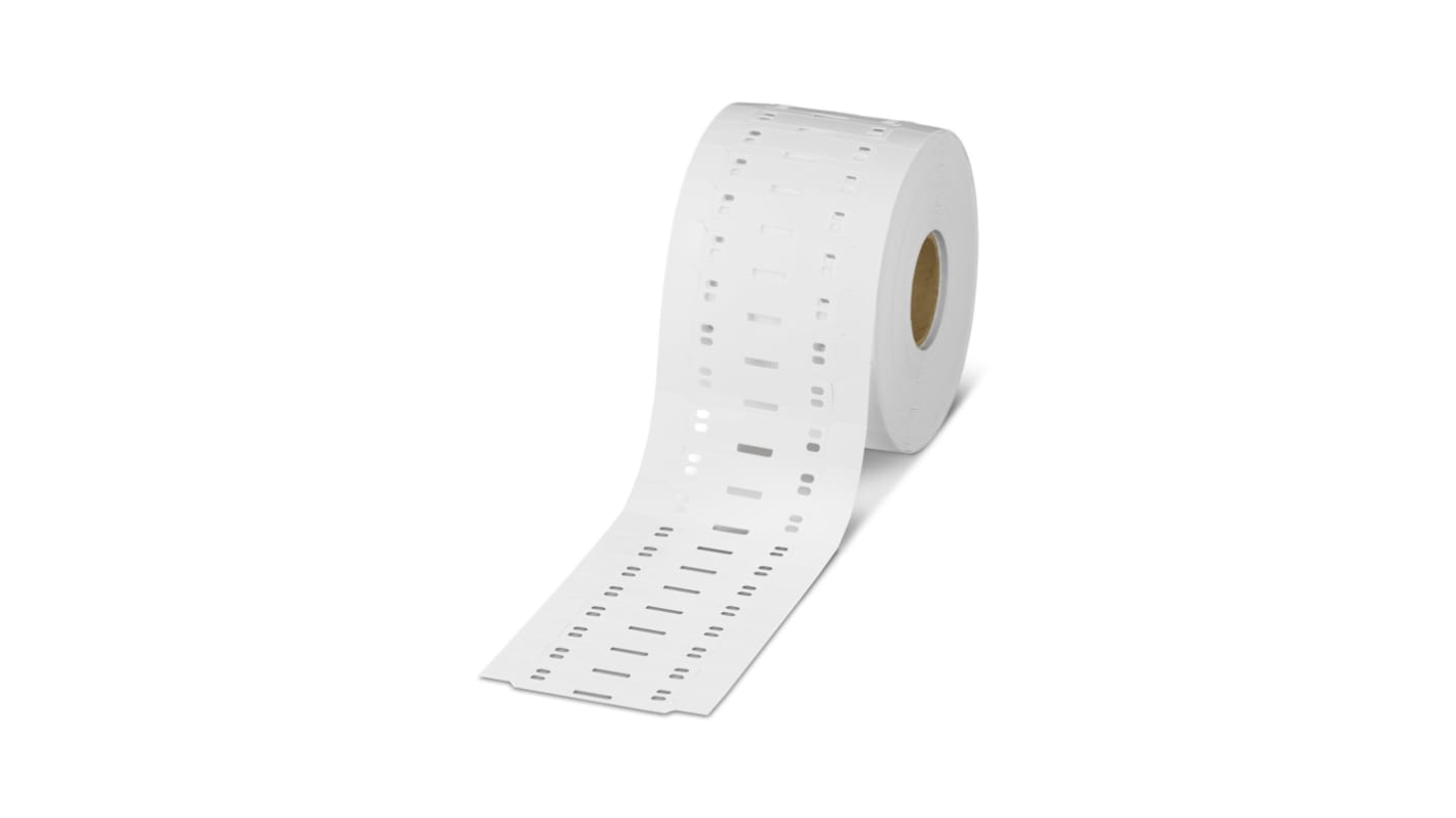 Phoenix Contact WMTB Insert Cable Markers, White, 6mm Cable, for , for THERMOMARK, 1523619