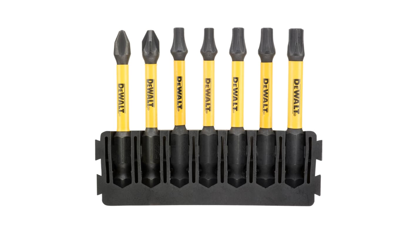 DeWALT Phillips Screwdriver Bit, PH1, PZ2, T20, T25, T30 Tip, Phillips Drive, 57 mm Overall