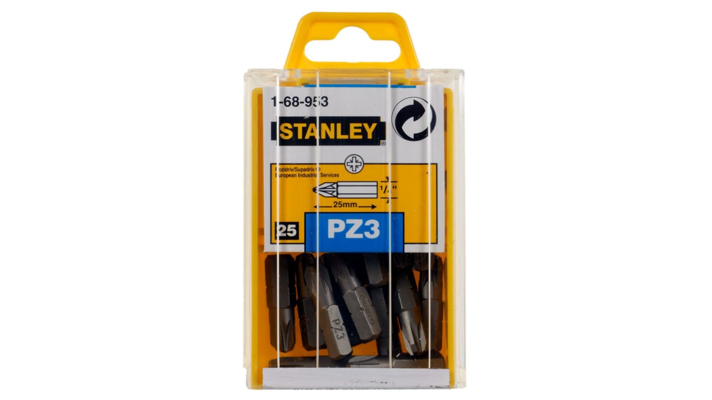 Stanley Bit 25 Pieces, Hexagon