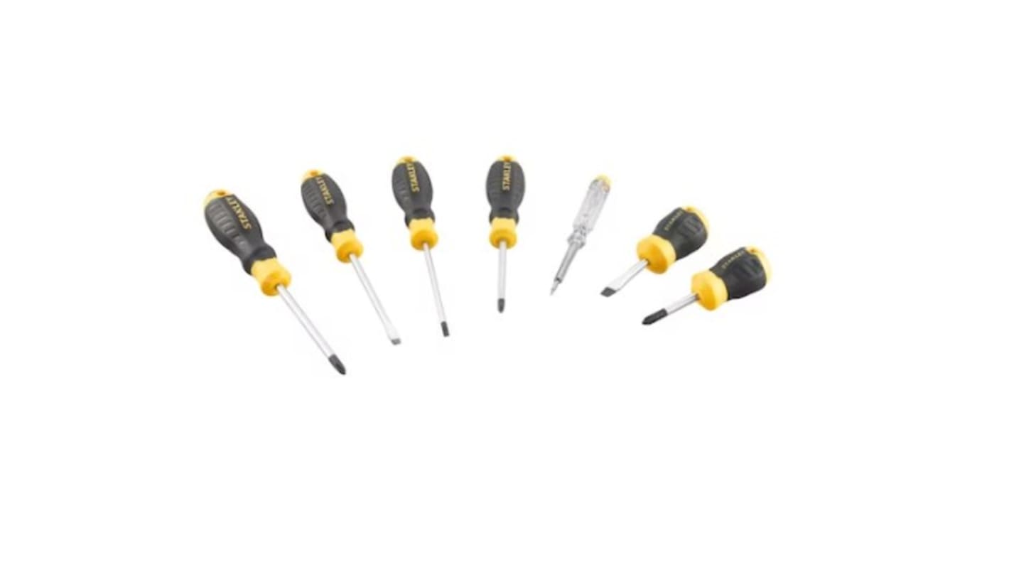 Set di cacciaviti DeWALT, 7 pezzi Svasata, Parallela, Phillips