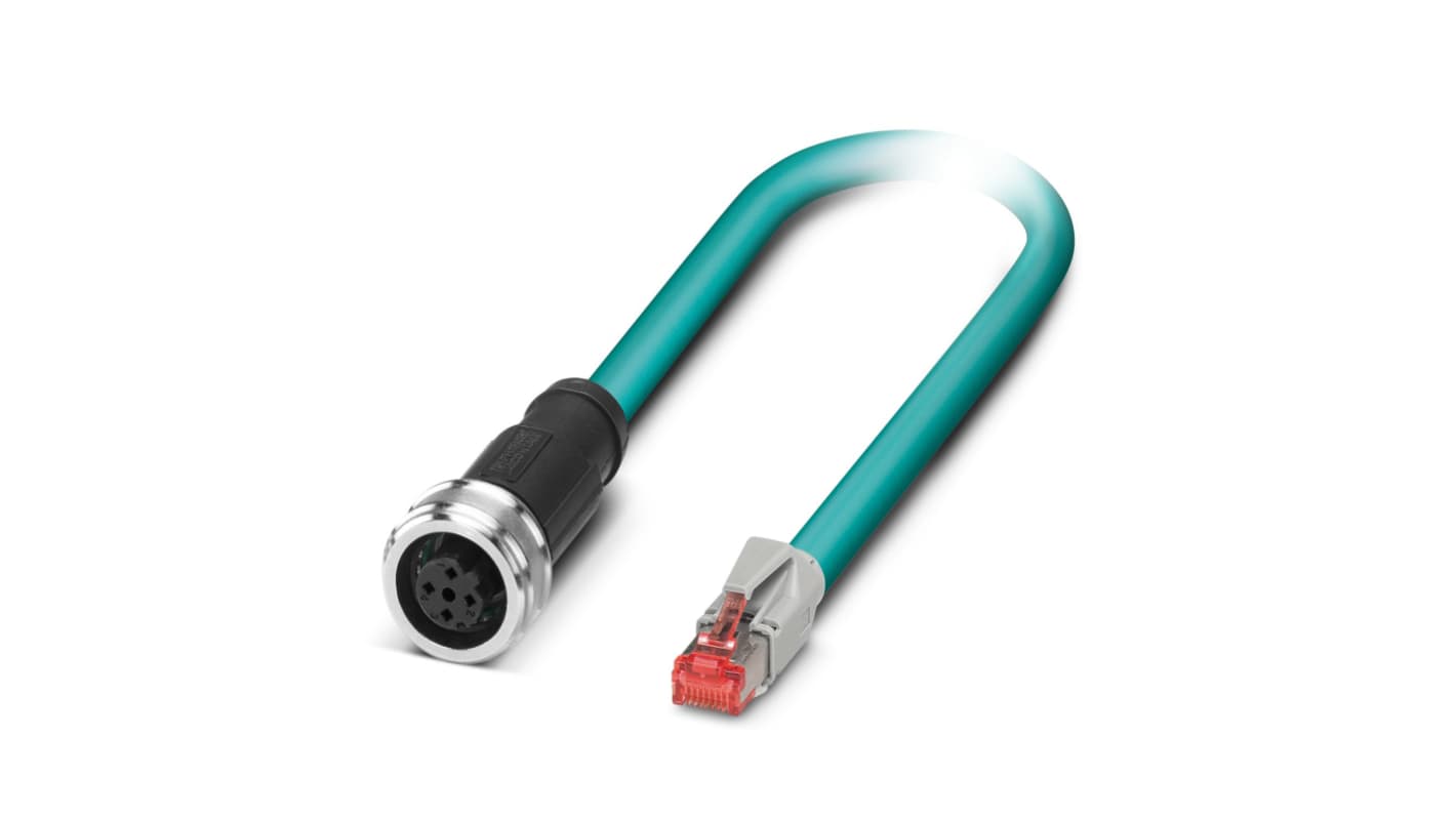 Kabel Ethernet Cat6a długość 300mm Z zakończeniem Phoenix Contact Polietylen
