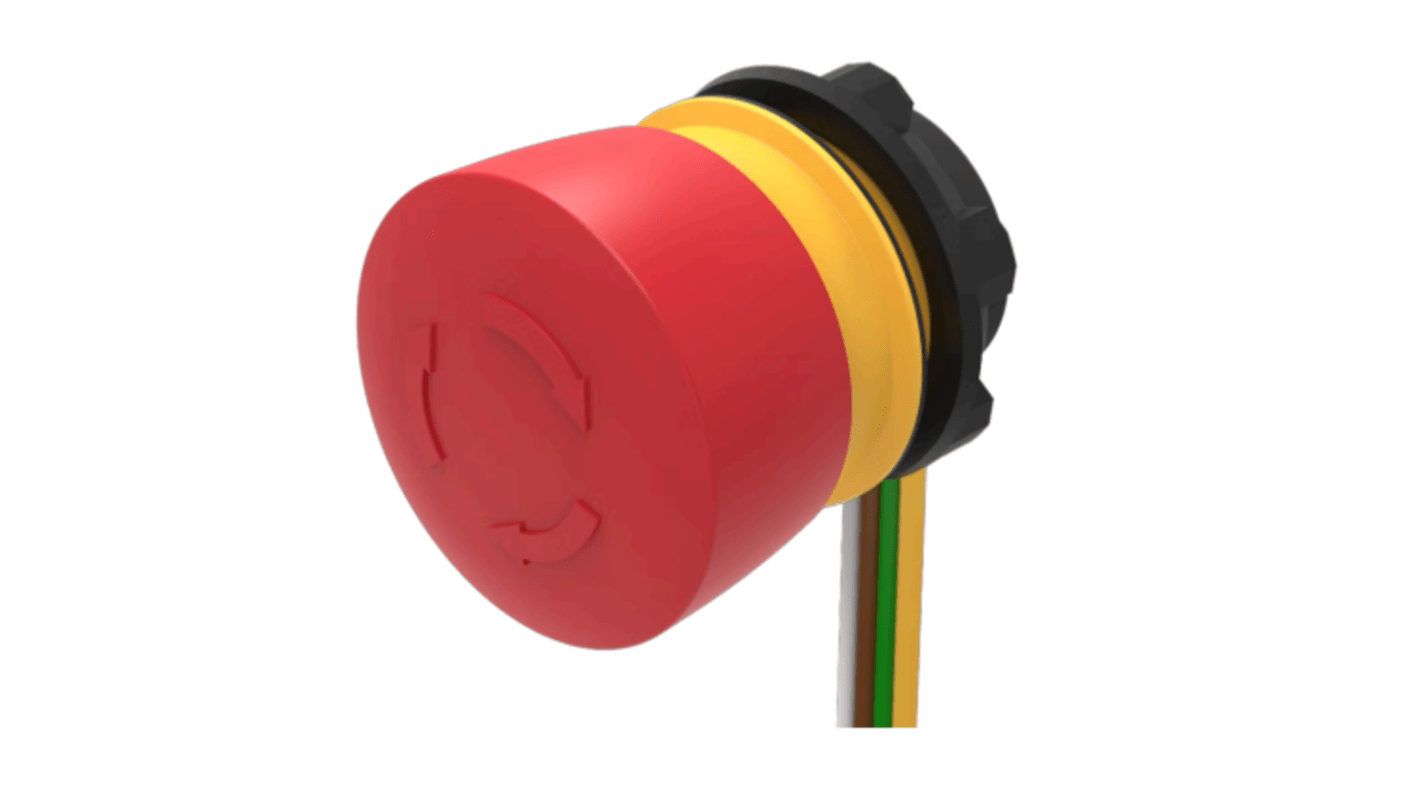 EAO Φ22.3mm急停按钮, 面板安装, 双极单掷触点, 250V, IP65， IP66、 IP67, 维护