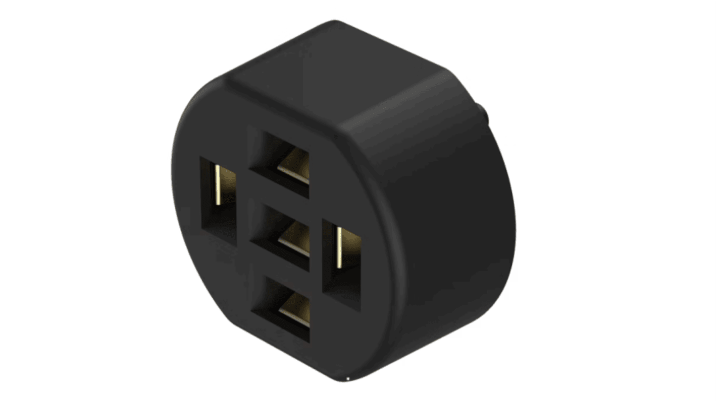 EAO 82-922 Series Illuminated Illuminated Push Button Switch, Plug In, 22mm Cutout