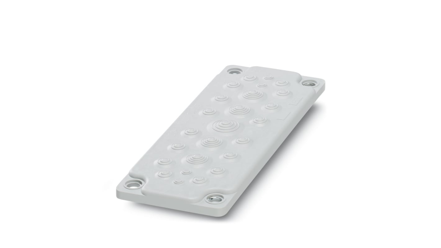 Phoenix Contact MC Series Sheet Steel Galvanised Cable Support for Use with Enclosure, 222 x 92 x 14mm